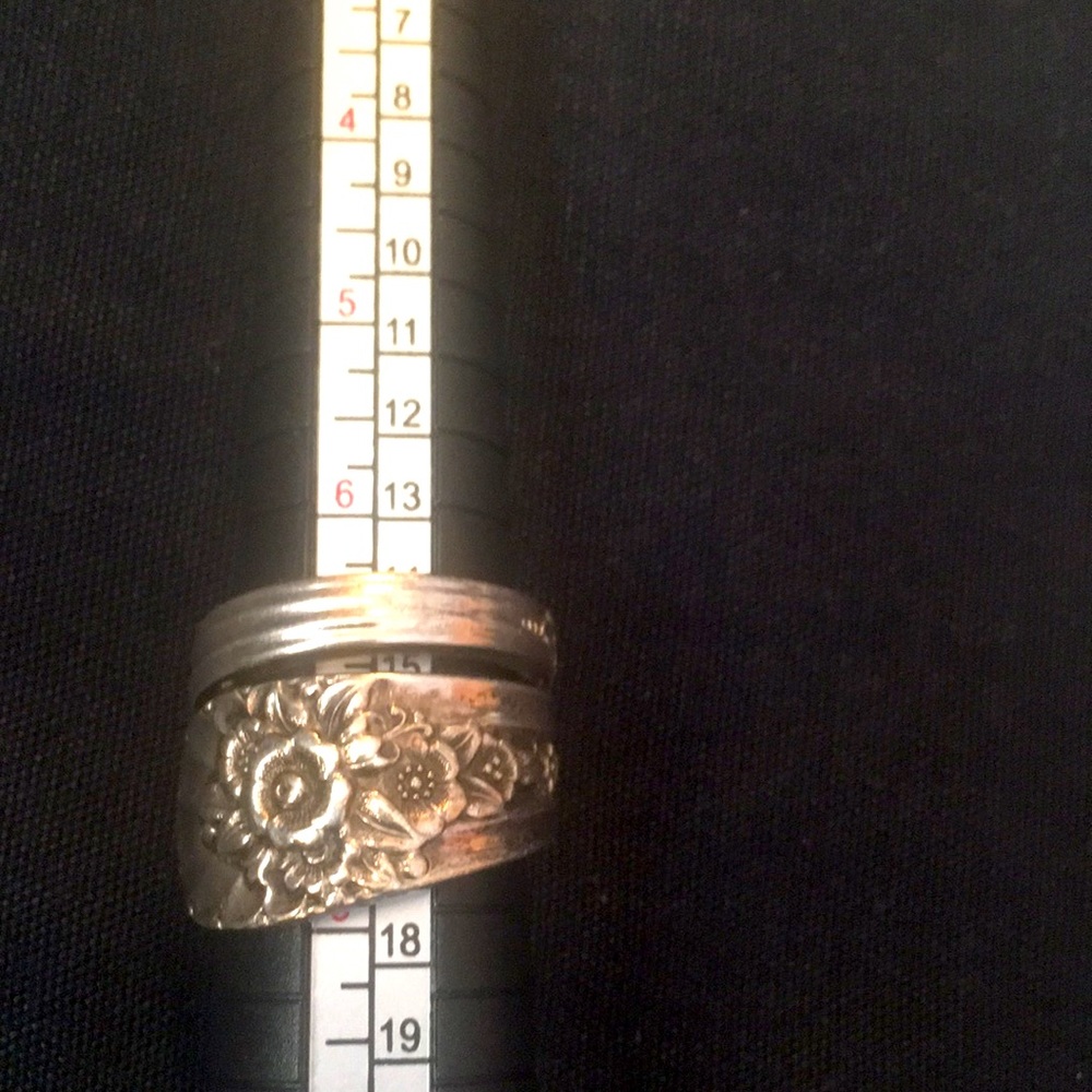 Vintage Sterling spoon Ring size 6.5